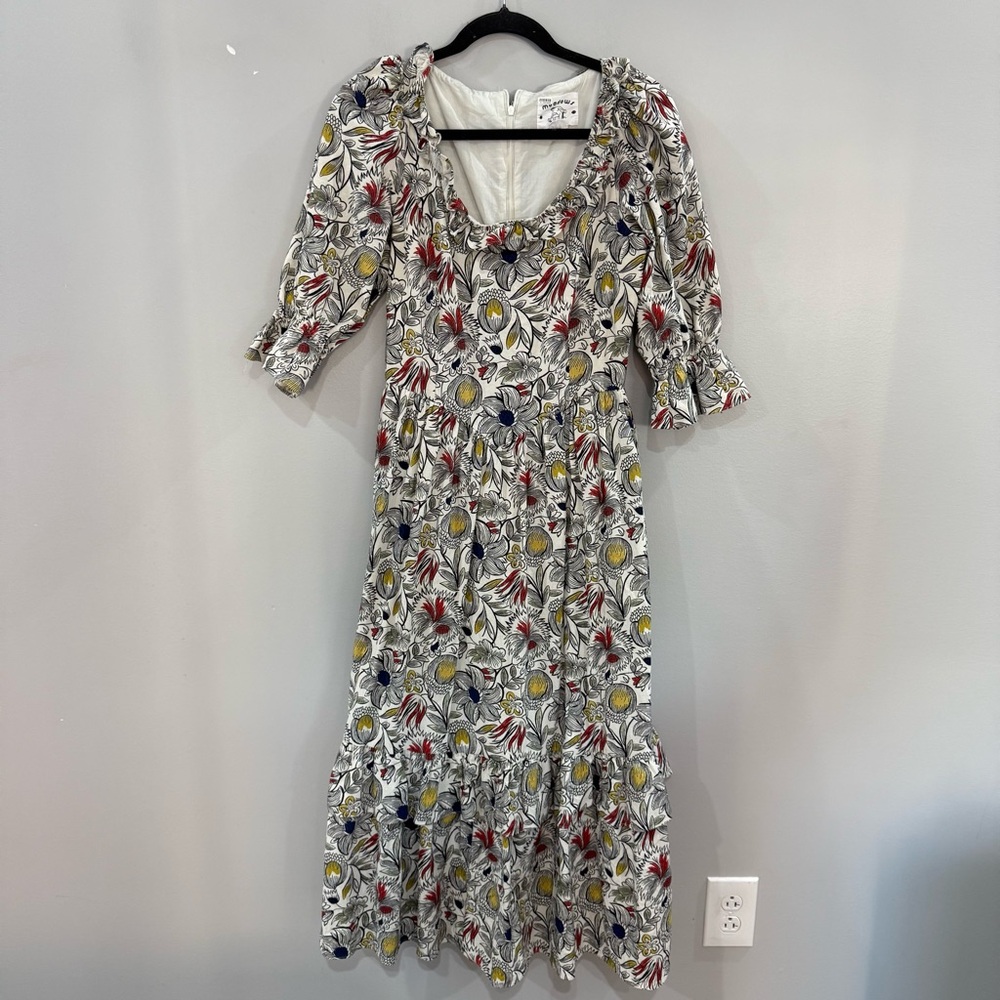 Meadows Dress Sycamore Maxi Ruffle in Floral Sketch - Picture 8 of 12